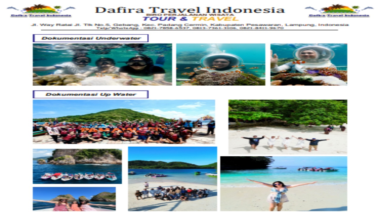 Paket Private Trip Pulau Wayang Lampung – Wisata Pulau Wayang, Teluk Hantu dan Pahawang 1 Hari